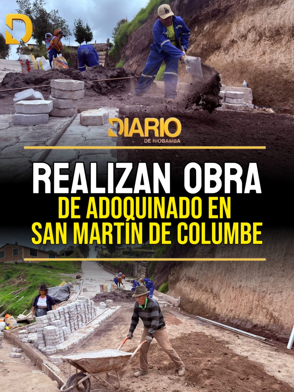 San Martín Bajo mejora su calidad de vida con nueva obra de adoquinado
