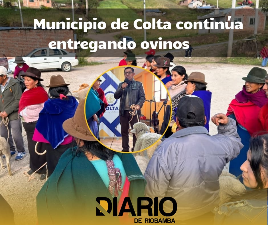 En Colta impulsan el desarrollo pecuario en Guacona Belén, parroquia Sicalpa