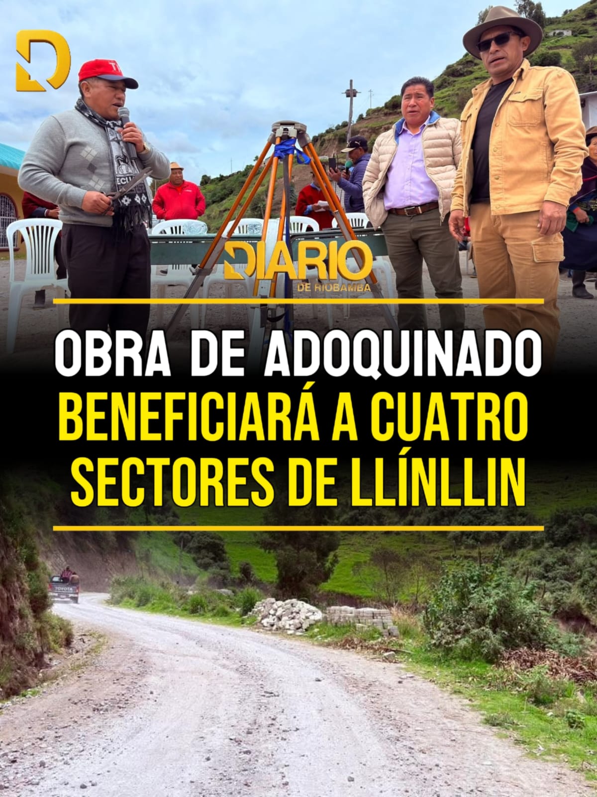 Inicia la tercera fase del adoquinado del anillo vial de Llillín