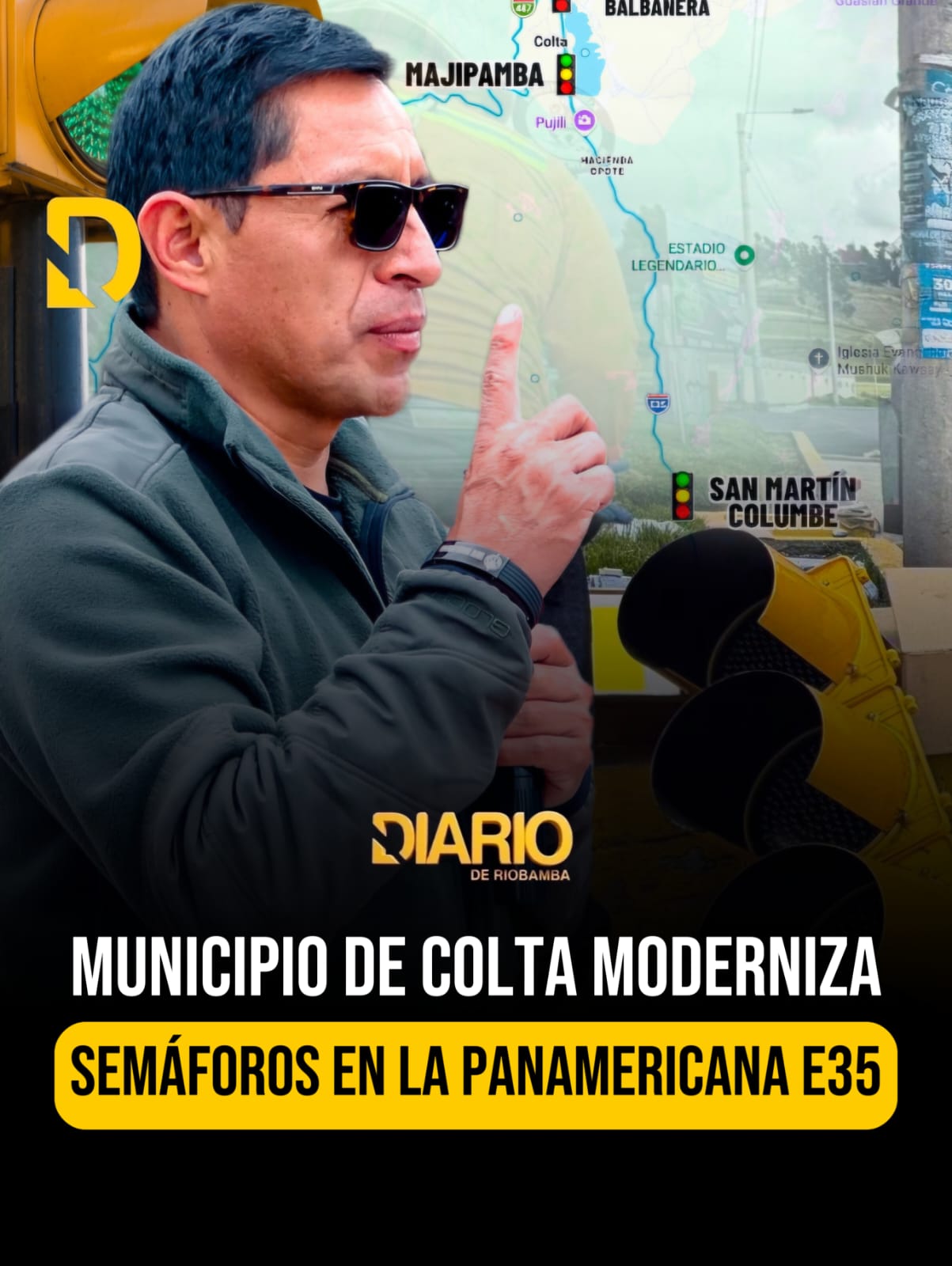 Modernización semafórica mejora la seguridad vial en la Panamericana E35